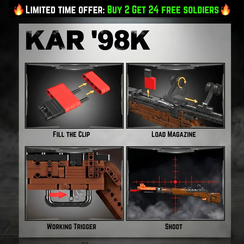 Kar-98k Classic Rifle | 1117 PCS