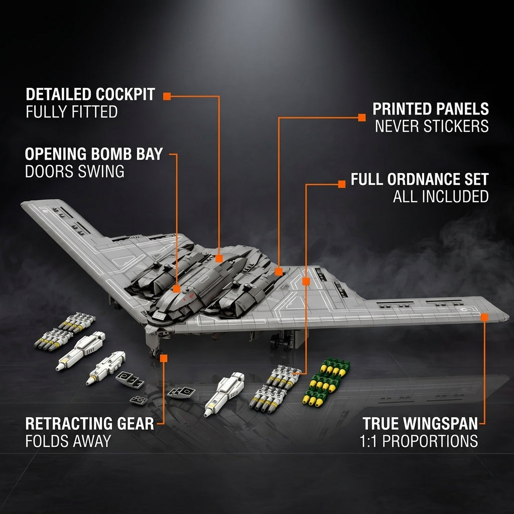 B-2 Stealth Bomber - 2063 PCS | Modern Military