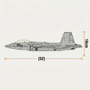 Lockheed Martin F-22 Raptor - 1837 PCS | Fighter Jet