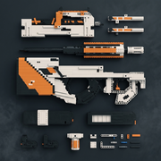 P90 Sumbmachine Gun | 1000+ PCS