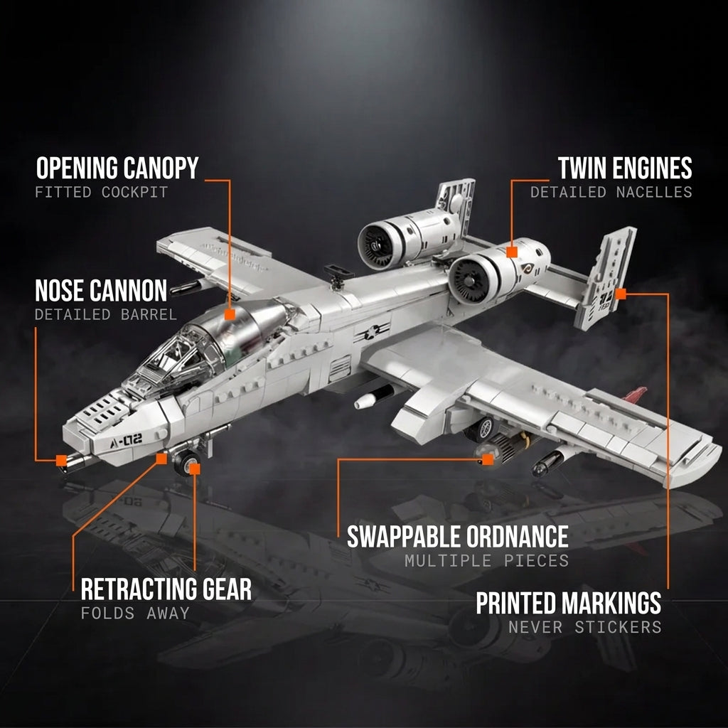 A-10 Warthog - 961 PCS | Fighter Jet
