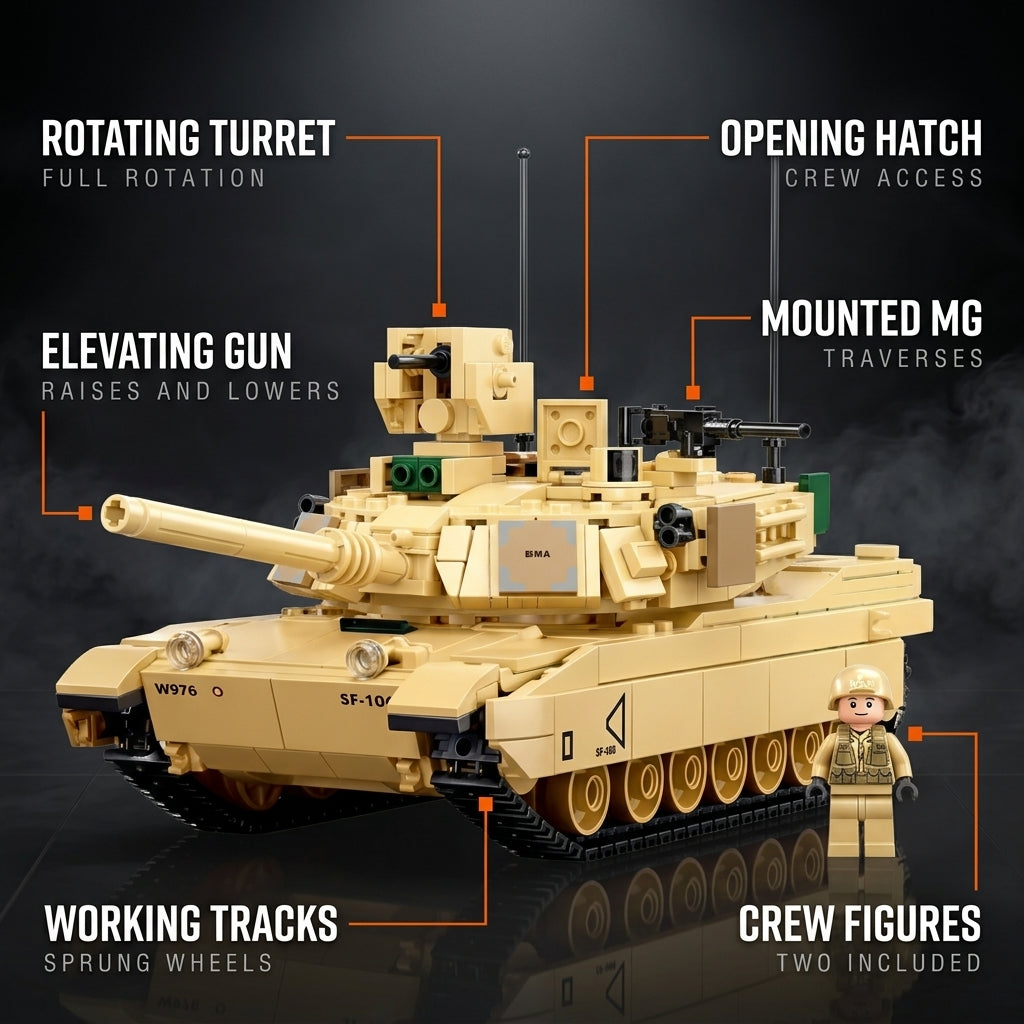 M1A2 Abrams - 781 PCS | Modern Military