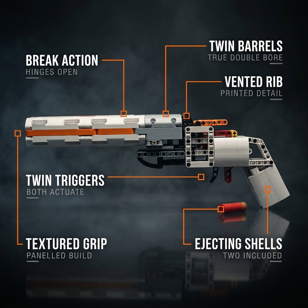 Double-Barrel Shotgun | 528 PCS