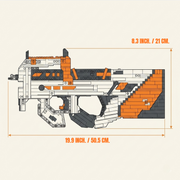P90 Sumbmachine Gun | 1000+ PCS