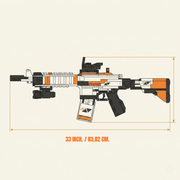 Military M4A4 Assault Rifle | 1388 PCS
